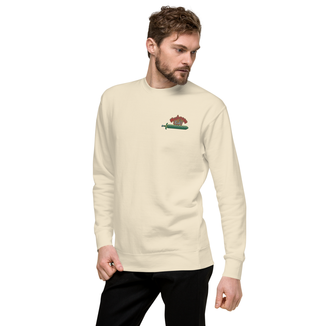 Mushroom Kid Embroidered Sweater