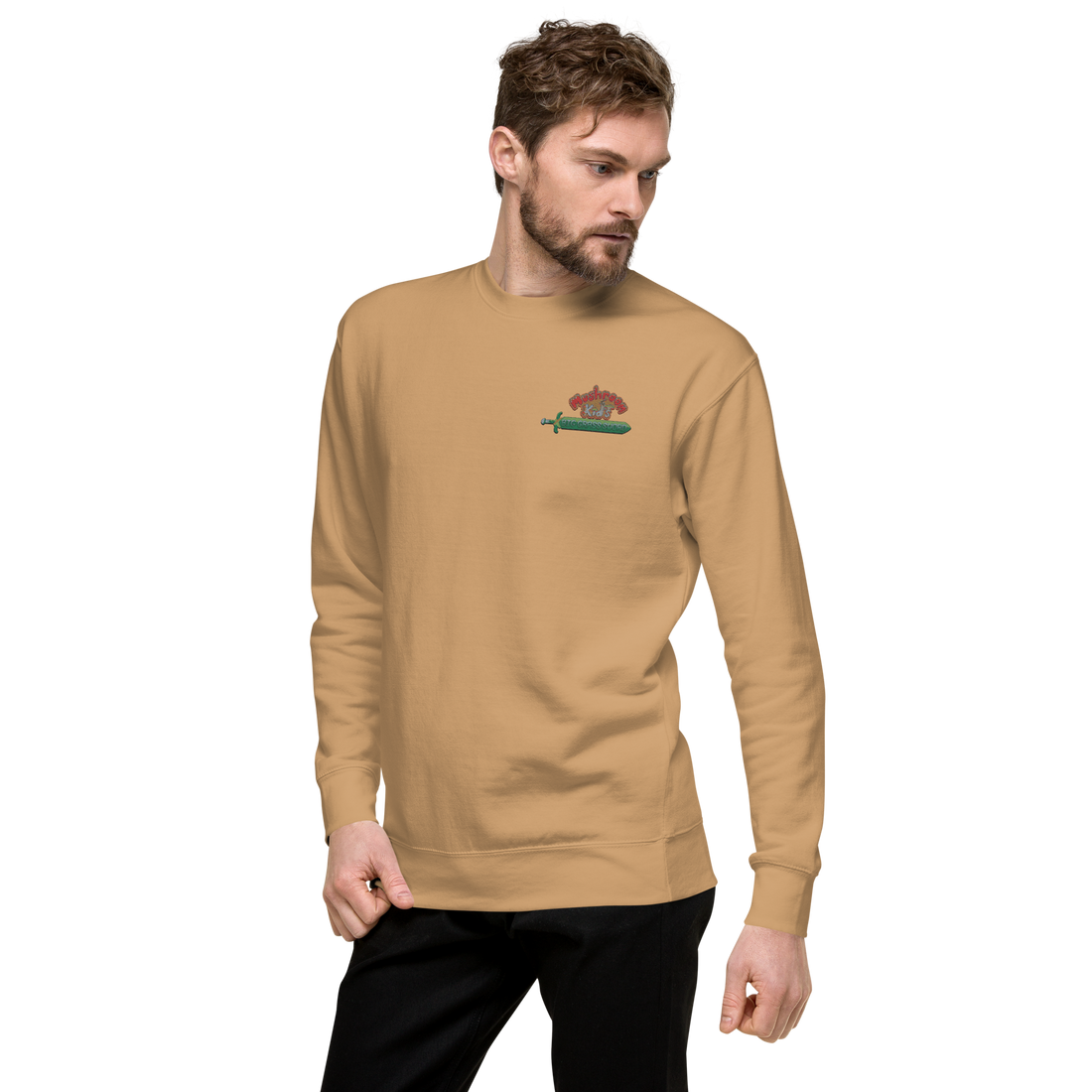 Mushroom Kid Embroidered Sweater